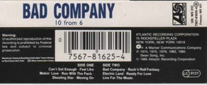Bad Company (3) : 10 From 6 (Cass, Comp, Dol)