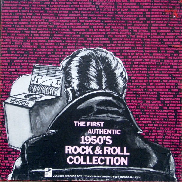 Various : The First Authentic 1950's Rock & Roll Collection (4xLP, Comp + Box)