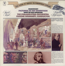 Load image into Gallery viewer, Modest Mussorgsky, The Philadelphia Orchestra, Eugene Ormandy : Pictures At An Exhibition; Night On Bald Mountain (LP)