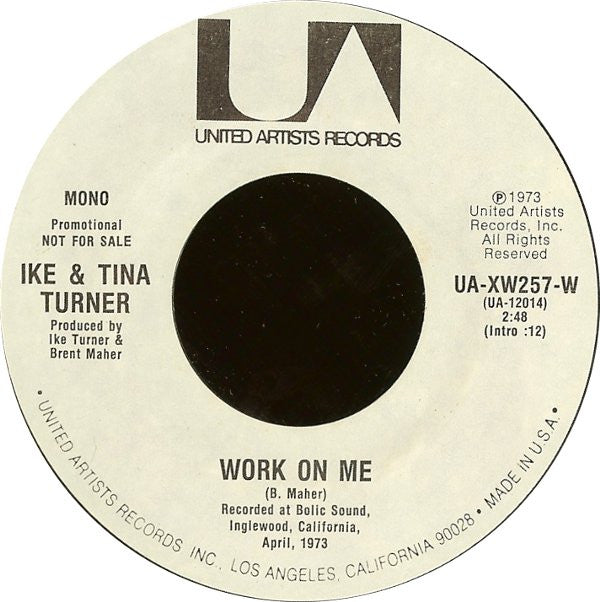Ike & Tina Turner : Work On Me (7