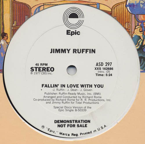 Jimmy Ruffin : Fallin' In Love With You (12