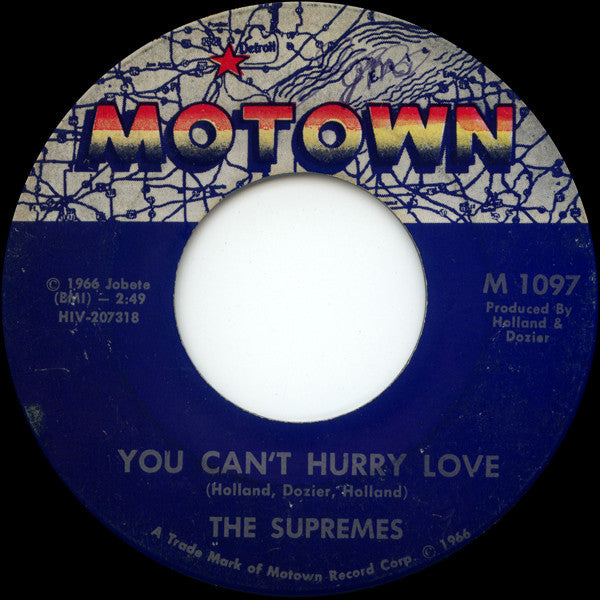 The Supremes : You Can't Hurry Love / Put Yourself In My Place (7