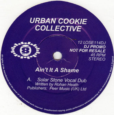 Urban Cookie Collective : Ain't It A Shame (12