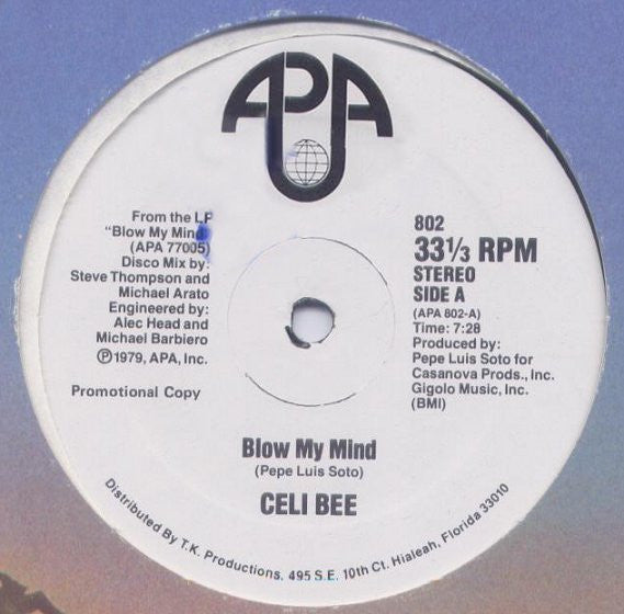 Celi Bee : Blow My Mind / It's Love (12
