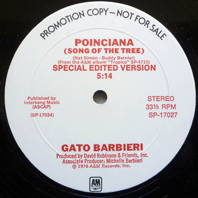 Gato Barbieri : Poinciana (Song Of The Tree) (12