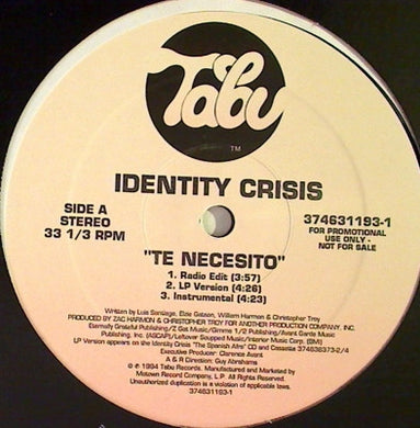 Identity Crisis (2) : Te Necesito (12