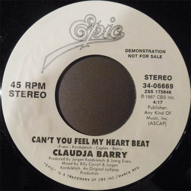 Claudja Barry : Can't You Feel My Heart Beat (7