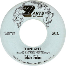 Load image into Gallery viewer, Eddie Fisher : Tonight / Breezin' Along With The Breeze (7", Single)