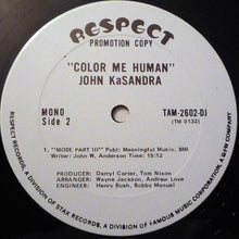 Load image into Gallery viewer, John KaSandra : Color Me Human (LP, Album, Mono, Promo)
