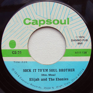 Elijah And The Ebonies : Hot Grits!!! (7")
