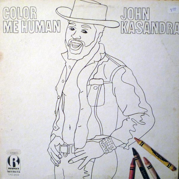 John KaSandra : Color Me Human (LP, Album, Mono, Promo)