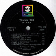 Load image into Gallery viewer, Tommy Roe : Dizzy (LP, Album)