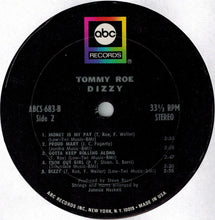 Load image into Gallery viewer, Tommy Roe : Dizzy (LP, Album)