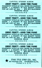 Load image into Gallery viewer, Jimmy Pruett : Good Time Piano! (7", Jukebox)