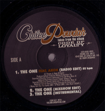 Chilee Powdah : The One / 41510 (12