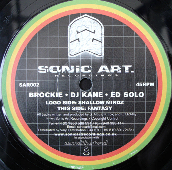 Brockie, DJ Kane, Ed Solo : Shallow Mindz / Fantasy (12