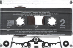 Foreigner : Inside Information (Cass, Album, SR,)