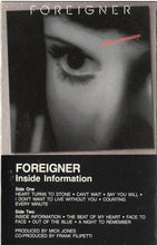 Load image into Gallery viewer, Foreigner : Inside Information (Cass, Album, SR,)