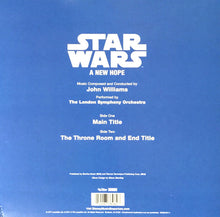 Load image into Gallery viewer, John Williams (4) : Star Wars: A New Hope (10", Single, Ltd)