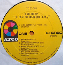 Load image into Gallery viewer, Iron Butterfly : The Best Of Iron Butterfly Evolution (LP, Comp, RI)