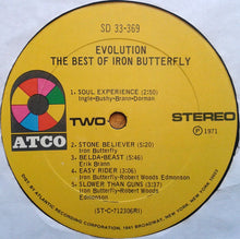 Load image into Gallery viewer, Iron Butterfly : The Best Of Iron Butterfly Evolution (LP, Comp, RI)
