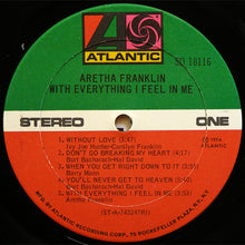 Load image into Gallery viewer, Aretha Franklin : With Everything I Feel In Me (LP, Album, RI)