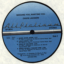 Load image into Gallery viewer, Chuck Jackson : Needing You, Wanting You (LP, Album)