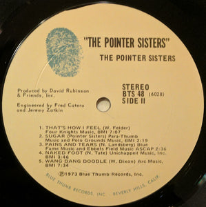 Pointer Sisters : The Pointer Sisters (LP, Album, Ter)