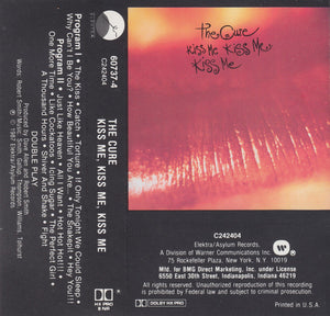 The Cure : Kiss Me, Kiss Me, Kiss Me (Cass, Album, Club, RE, BMG)
