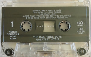 The Oak Ridge Boys : Greatest Hits Volume Three (Cass, Comp, Dol)