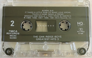 The Oak Ridge Boys : Greatest Hits Volume Three (Cass, Comp, Dol)