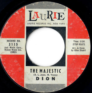 Dion (3) : The Majestic / The Wanderer (7", Single)
