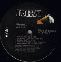 Load image into Gallery viewer, Lou Reed : Mistrial (LP, Album, Ind)