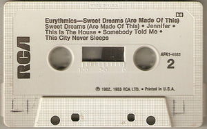 Eurythmics : Sweet Dreams (Are Made Of This) (Cass, Album, Gri)