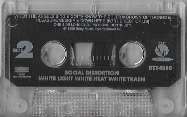 White light, white heat, white trash, Social Distortion CD