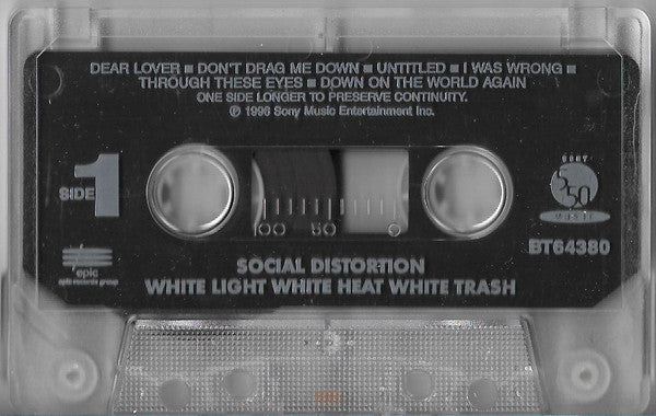 Social Distortion - White Light, White Heat, White Trash (Cass, Album) (VG+)