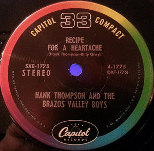 Hank Thompson and His Brazos Valley Boys : Cheyenne Frontier Days (5x7", Album, Jukebox)