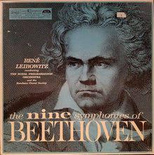 Load image into Gallery viewer, Ludwig van Beethoven, René Leibowitz, The Royal Philharmonic Orchestra, The Beecham Choral Society : The Nine Symphonies Of Beethoven (7xLP, Club + Box)