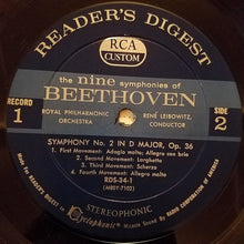 Load image into Gallery viewer, Ludwig van Beethoven, René Leibowitz, The Royal Philharmonic Orchestra, The Beecham Choral Society : The Nine Symphonies Of Beethoven (7xLP, Club + Box)