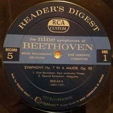 Load image into Gallery viewer, Ludwig van Beethoven, René Leibowitz, The Royal Philharmonic Orchestra, The Beecham Choral Society : The Nine Symphonies Of Beethoven (7xLP, Club + Box)