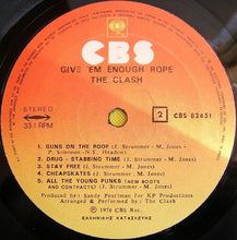Load image into Gallery viewer, The Clash : Give 'Em Enough Rope (LP, Album)