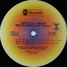 Load image into Gallery viewer, Eric Burdon &amp; War : Love Is All Around (LP, Album, Pit)