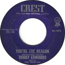 Load image into Gallery viewer, Bobby Edwards (3) With The Four Young Men : I'm A Fool For Loving You / You're The Reason (7", Single, Styrene)