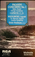 Load image into Gallery viewer, Niccolò Paganini / Henryk Wieniawski - Erick Friedman : Concerto No. 1; Caprices 17, 21 / Légende (Cass, Comp, RE, Dol)