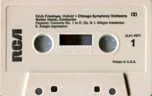 Load image into Gallery viewer, Niccolò Paganini / Henryk Wieniawski - Erick Friedman : Concerto No. 1; Caprices 17, 21 / Légende (Cass, Comp, RE, Dol)