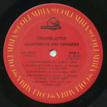 Load image into Gallery viewer, Translator (3) : Heartbeats And Triggers (LP, Album)