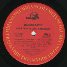 Load image into Gallery viewer, Translator (3) : Heartbeats And Triggers (LP, Album)