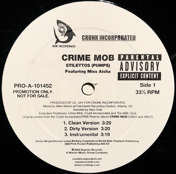 Crime Mob Featuring Miss Aisha : Stilletos (Pumps) (12