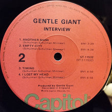 Load image into Gallery viewer, Gentle Giant : Interview (LP, Album, LA)
