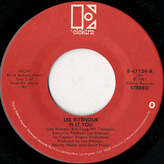 Lee Ritenour : Is It You / Countdown (Captain Fingers) (7